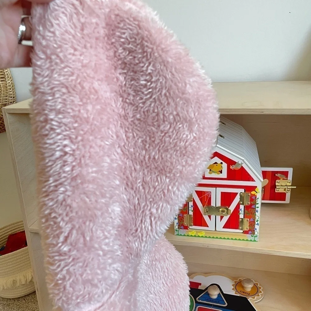 Tucker + Tate Reversible Shearling Hoodie Jacket Baby Girl 24 month Pink/White
